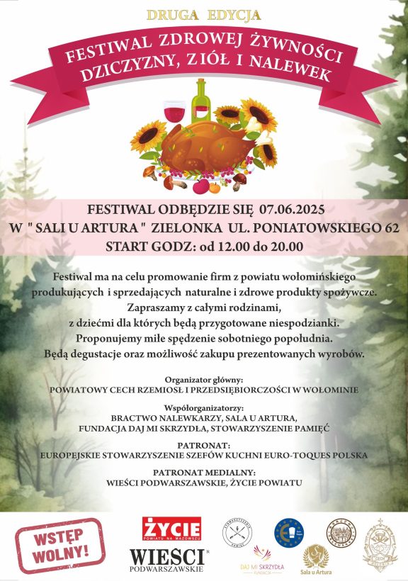 Festiwal Zdrowej Żywności, Dziczyzny, Ziół i Nalewek Festiwal Zdrowej Żywności, Dziczyzny, Ziół i Nalewek
